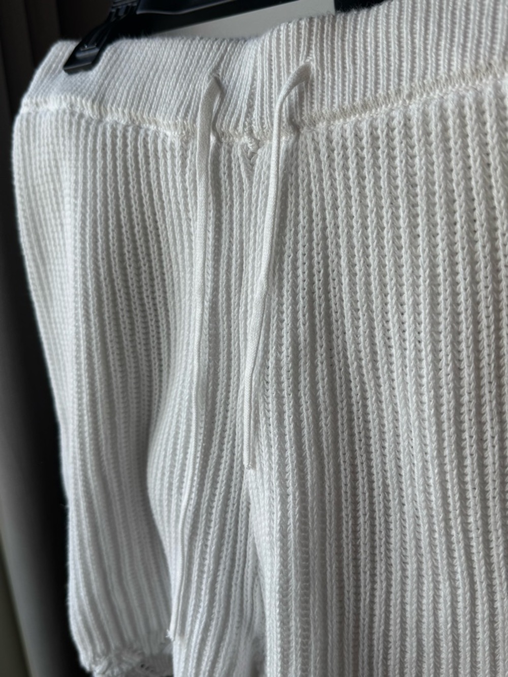 wild fable White Knit Drawstring Shorts - Picture 3 of 5